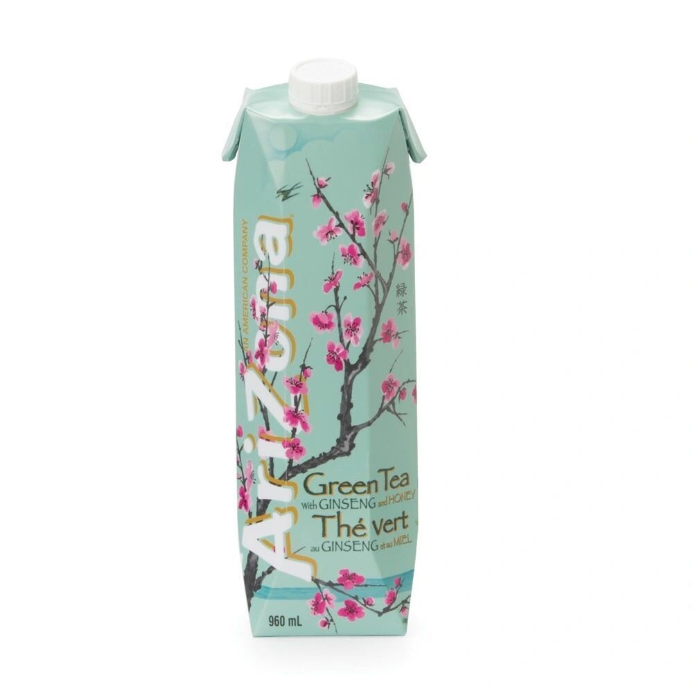 ARIZONA Thé vert glacé au ginseng et au miel 960 ML