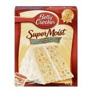 BETTY CROCKER Mélange à gâteau brisures arc-en-ciel, Super Moist 432 g