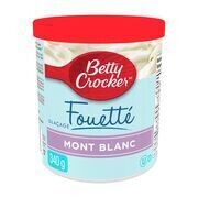 BETTY CROCKER Glaçage Mont Blanc, Fouetté 340 g