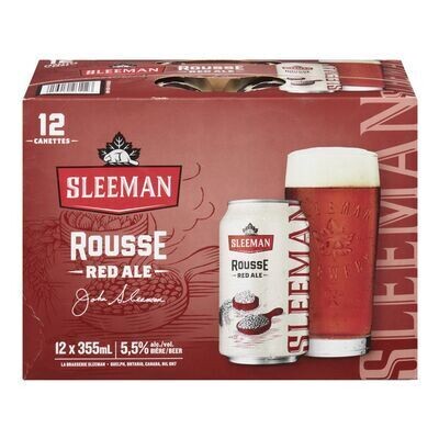 SLEEMAN Bière rousse de type red ale 12X355 ML - CANETTES
