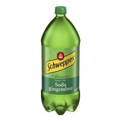 SCHWEPPES Soda gingembre 2 L
