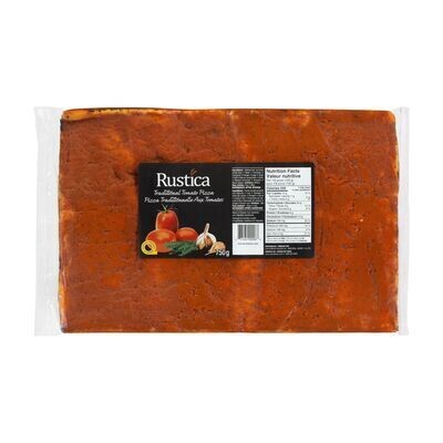 RUSTICA Pizza traditionnelle aux tomates 750 G