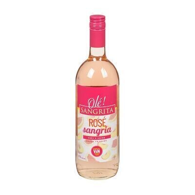 OLE SANGRITA Sangria rosée à saveur de pêche 1 L