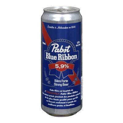 PABST BREWING CO. Bière forte de type Lager 710 ML - CANETTE