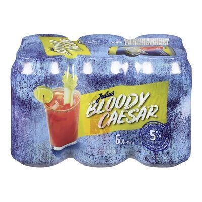 JULIUS Boisson de malt alcoolisée à saveur de Bloody Caesar 6X355 ML