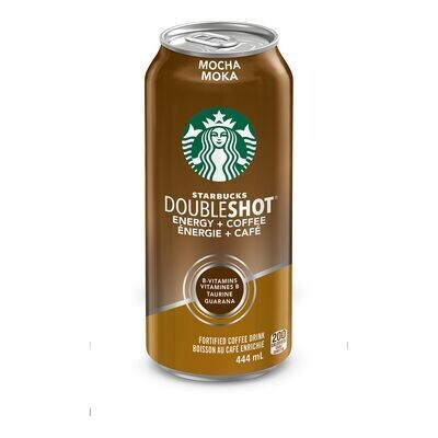 STARBUCKS Boisson au café enrichie à saveur de moka, Doubleshot 444 ML