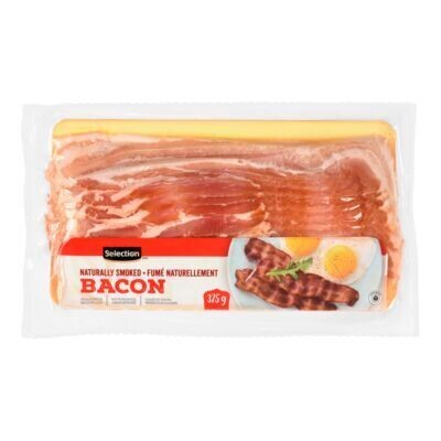 SELECTION Bacon régulier 375 G