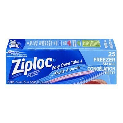 ZIPLOC Petits sacs de congélations 25 UN