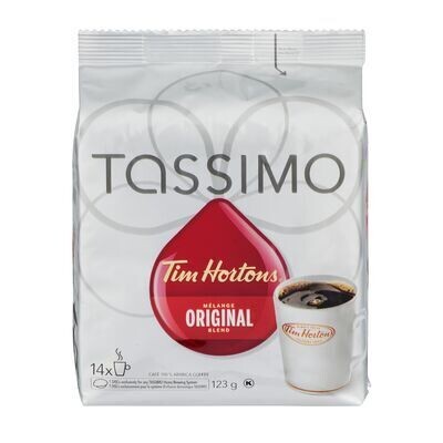 Tim Hortons Dosettes T DISCs de café, Tassimo 14 un
