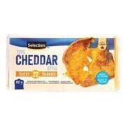 SELECTION Fromage cheddar en tranches 410 g