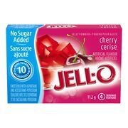 JELL-O Poudre pour gelée à la cerise légère 11,2 g