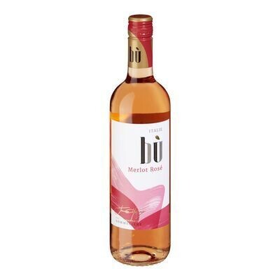 BÙ Vin rosé d&#39;Italie, Merlot Rosé 750 ML