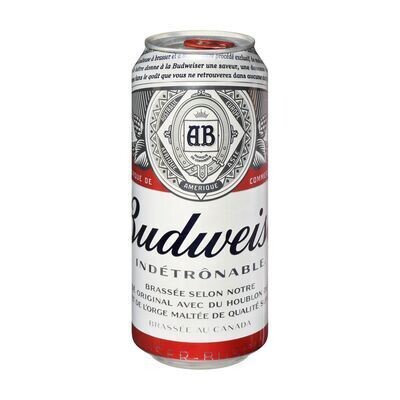 LABATT Bière blonde de type Lager, Budweiser 473 ML - CANETTE