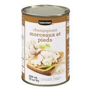 SELECTION Morceaux et pieds de champignons 284 mL