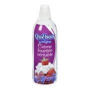 QUÉBON Crème fouettée véritable en aérosol, Ultra&#39;crème 225 g