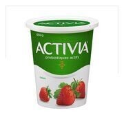 ACTIVIA Yogourt probiotique à la saveur de fraises 2,9 % 650 g