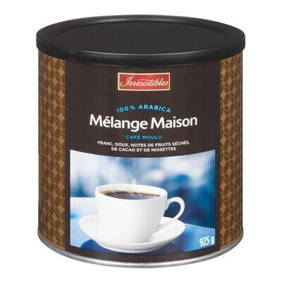 IRRESISTIBLES Café moulu mélange maison 925 G