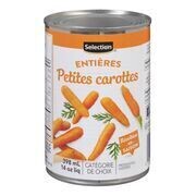 SELECTION Petites carottes entières 398 mL