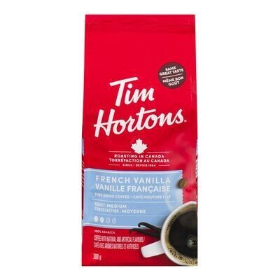 TIM HORTONS Café moulu vanille française 300 G