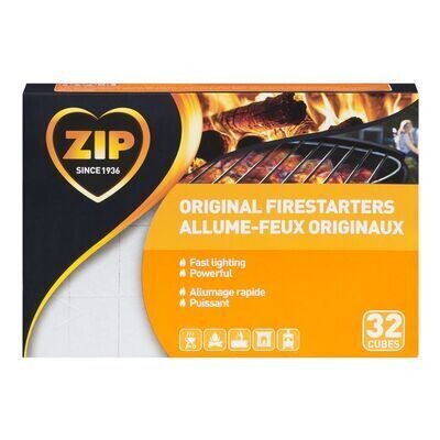 ALLUME FEU BBQ ZIP CUBES 330GR 32 UN