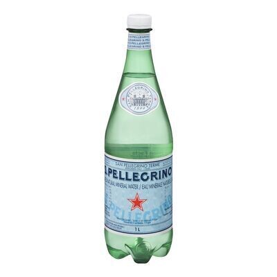 SAN PELLEGRINO Eau minérale naturelle gazéifiée 1 L