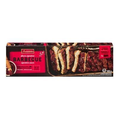 IRRESISTIBLES Côtes de dos de porc entièrement cuites surgelées 680 G