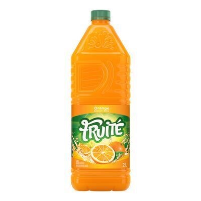 FRUITÉ Boisson à saveur d'orange 2 L