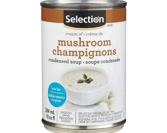 SELECTION Crème de champignons condensée à faible teneur en gras 284 ML