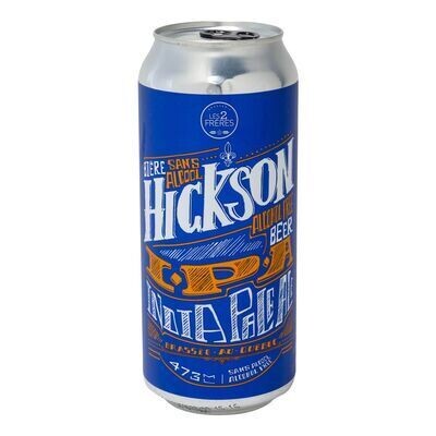 BRASSERIE LES 2 FRÈRES Bière sans alcool Hickson de type IPA 473 ML - CANETTE 0.5%ALC