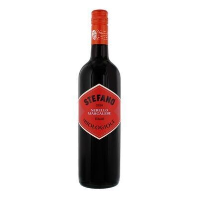 STEFANO Vin rouge biologique italien 750 ML - BOUTEILLE