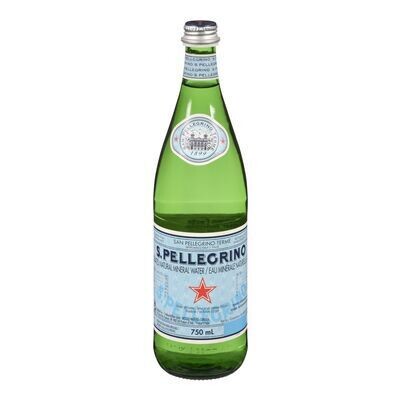 SAN PELLEGRINO Eau minérale naturelle gazéifiée 750 ML
