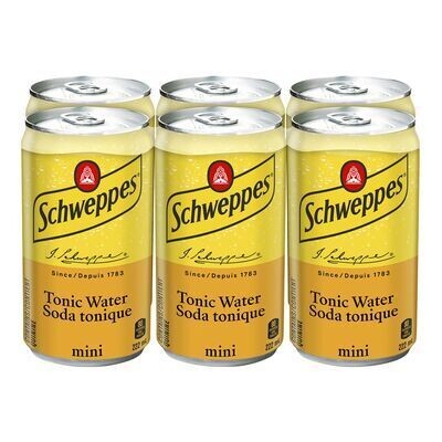 SCHWEPPES Soda tonique 6X222 ML