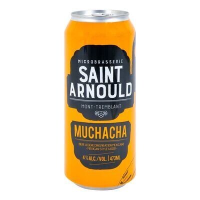 MICROBRASSERIE SAINT ARNOULD Bière Muchacha de type Lager à la mexicaine 473 ML - CANETTE 4.0%ALC