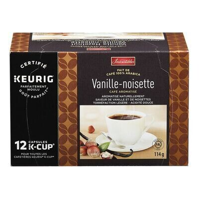 IRRESISTIBLES Dosettes K-Cup® de café à saveur de vanille et de noisette 12 UN