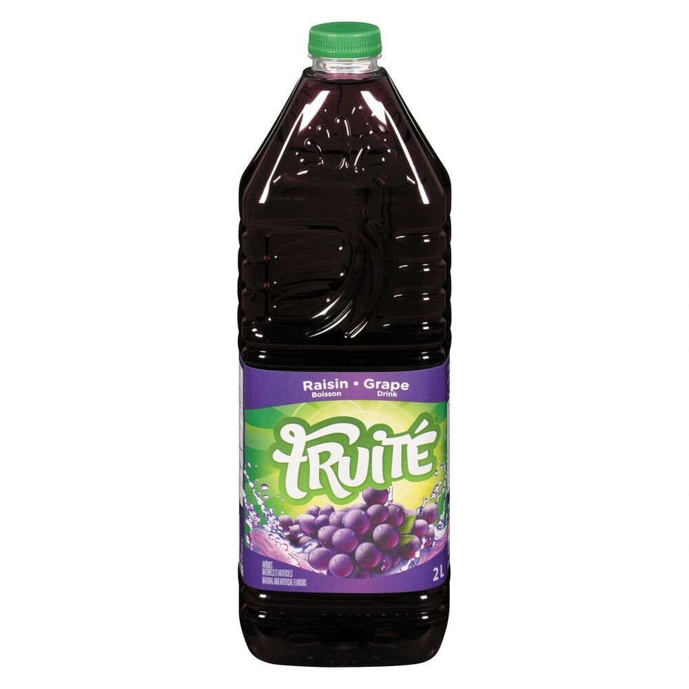 FRUITÉ Boisson à saveur de raisin 2 L