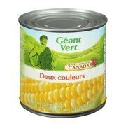 GÉANT VERT Maïs à grains entiers deux couleurs très sucré 341 mL
