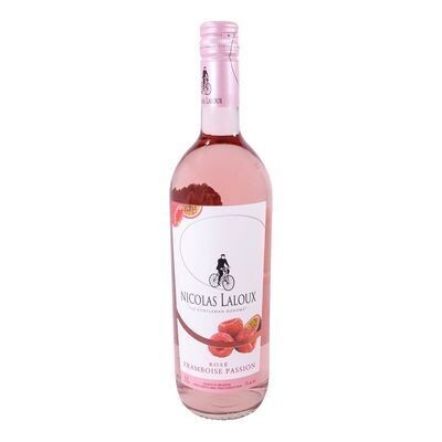 NICOLAS LALOUX Vin rosé framboise passion 1 L