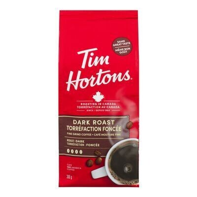 Tim Hortons Café moulu de torréfaction foncée 300 g