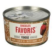 CHOCOLATS FAVORIS Fondue au chocolat au lait caramel fleur de sel 215 g