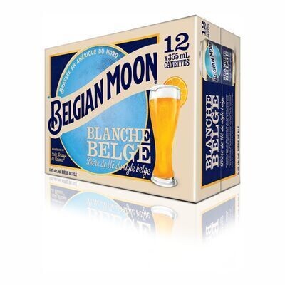 BELGIAN MOON Bière de blé de style Ale belge 12X355 ML - CANETTES 5.4%ALC