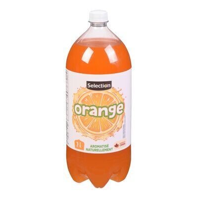 SELECTION Boisson gazeuse à saveur d&#39;orange 2 L
