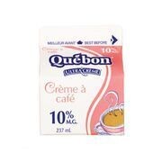 QUÉBON Crème à café 10 %, Ultra&#39;crème 237 mL