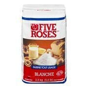 FIVE ROSES Farine blanche tout usage 2,5 kg