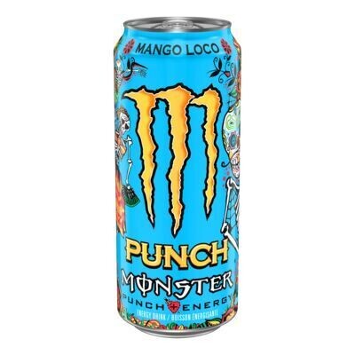 MONSTER Boission énergisante Punch à saveur de Mango Loco 473 ML