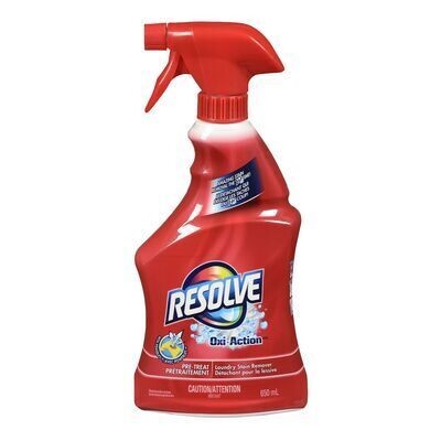 RESOLVE Détachant à LESSIVE en vaporisateur, Oxi-Action 650 ML