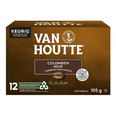 VAN HOUTTE Dosettes K-Cup® de café Colombien noir 12 UN