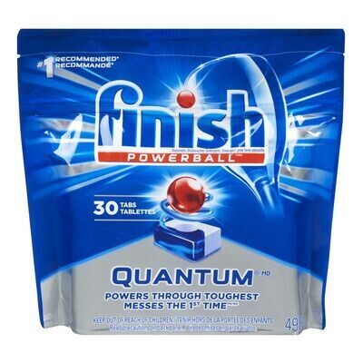 FINISH DETERGENT LAVE-VAISSELLE POWER BALL QUANTUM 30UN