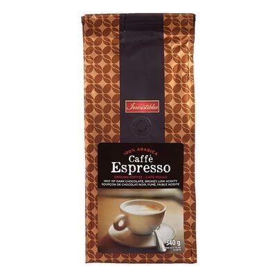 IRRESISTIBLES Café moulu espresso 100 % arabica 340 G