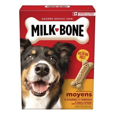 MILK BONE BISCUITS CHIEN MOYEN REGULIER 900 GR