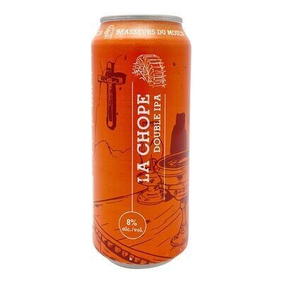 BRASSEURS DU MOULIN Bière La Chope de type IPA 473 ML -CANETTE 8.0%ALC